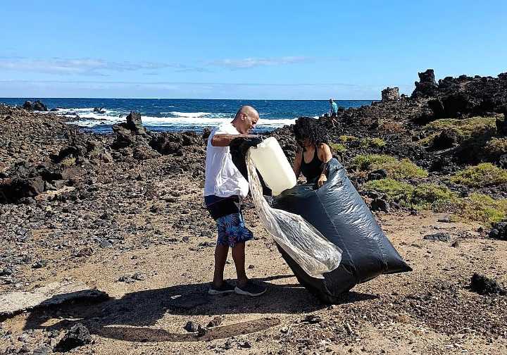 Sin residuos en la costa más abrupta de Antigua