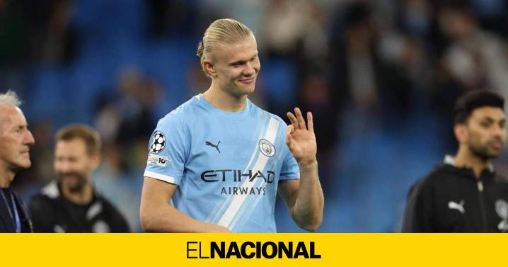 Haaland traiciona al Manchester City para venir al Barça