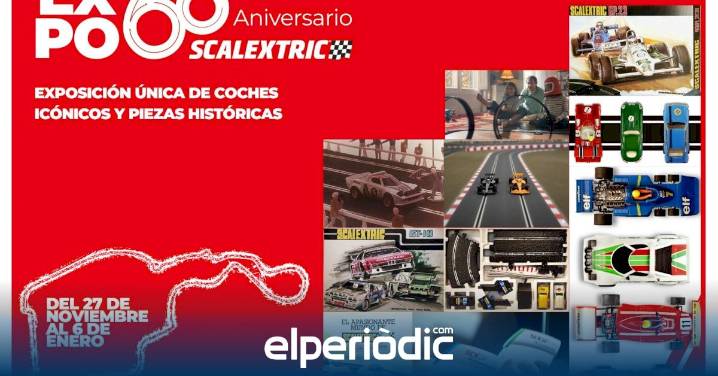 El Ateneo Mercantil acoge la primera exposición dedicada a los 60 años de Scalextric y una réplica del circuito urbano de Madrid