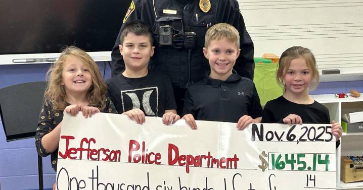 Elementary school continues to support Jefferson police Christmas program