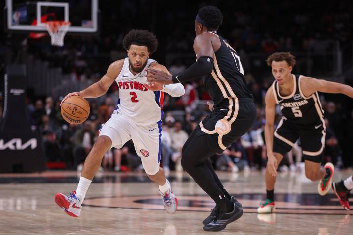 Deadspin | Cade Cunningham, Pistons run past Hawks for 11th straight win