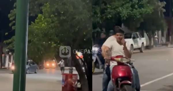 Se hartó: salteño salió endemoniado a callar varias motos ruidosas en la madrugada