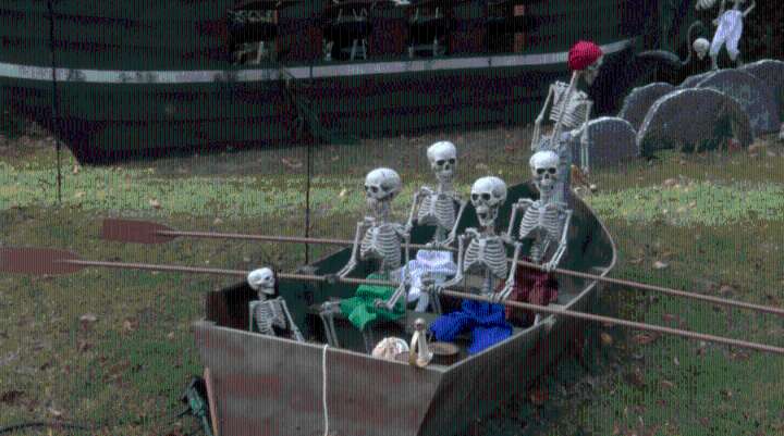 Behind the spooky scenes in College Hill on Halloween