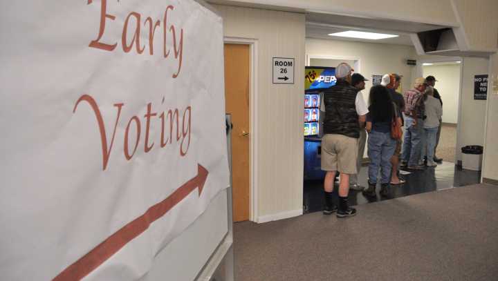 Losing 2 of 3 early voting sites is disenfranchisement