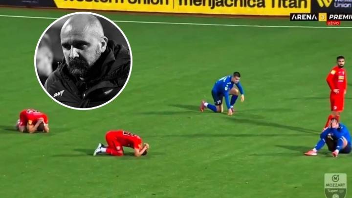 Así fueron los últimos segundos con vida de Mladen Zizovic, el DT que murió en pleno partido de futbol