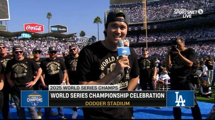 Dodgers celebraron en Los Ángeles el título de la Serie Mundial