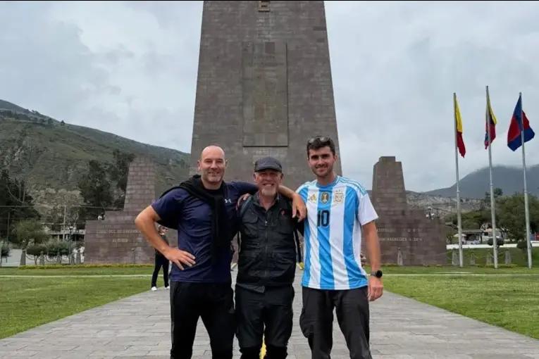 "El mate no puede faltar": Los entrerrianos llegaron a Colombia en su travesía hacia el Mundial 2026