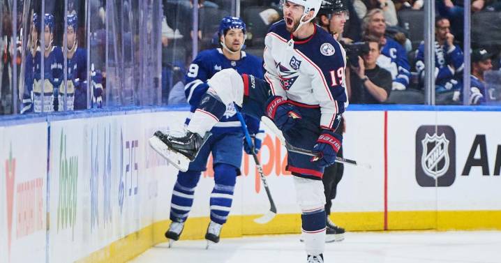 Fantilli scores second goal of game in OT to lift the Blue Jackets past the Maple Leafs, 3