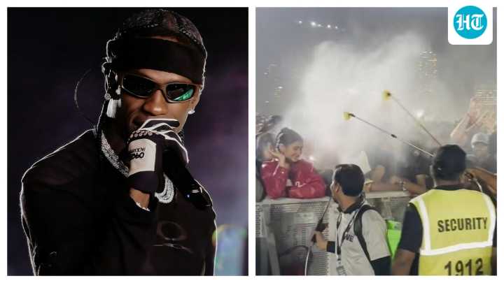 Travis Scott's Mumbai concert: Water sprayed at attendees to beat the heat