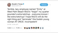 Trump Blasts McDonald's Employee On Twitter For Forgetting To Put Extra Ketchup On His Quarter Pounder