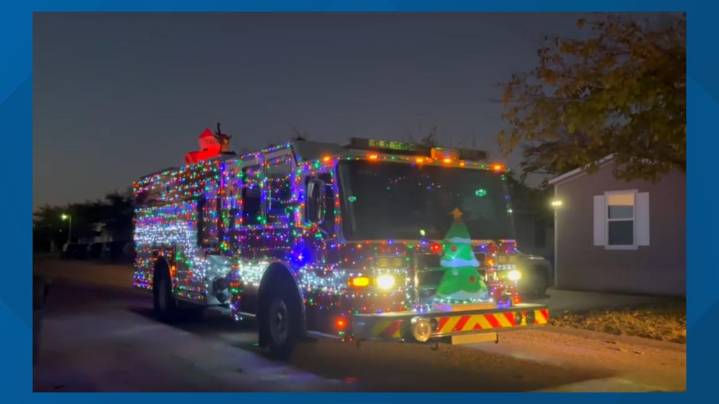 Waco Holiday Cheer Fire Engine rolling out once again