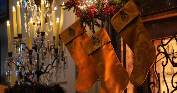 Sandringham curtains recycled into festive stockings for royal charity auction