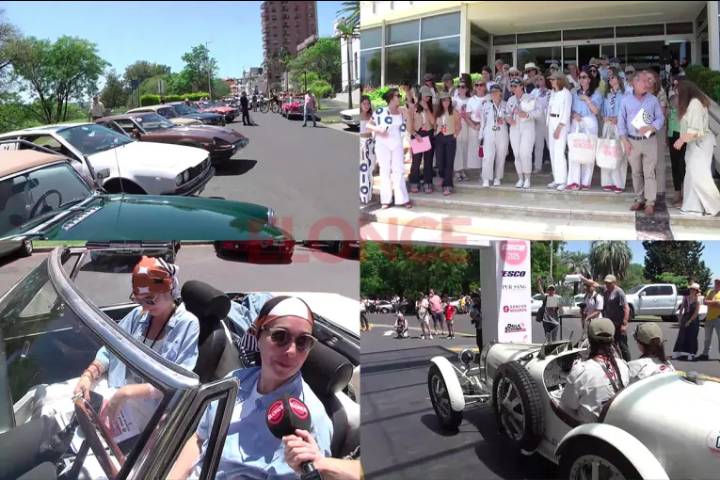 El Rally de las Princesas puso primera en Paraná con 32 autos en competencia