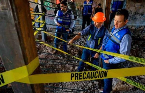 Inician trabajos de remediación en puente de Riberas