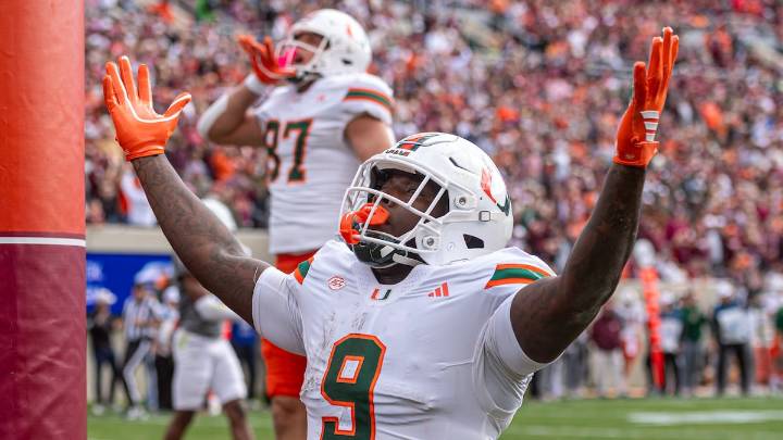 Miami leads pack of 5 ranked ACC teams in AP Top 25 poll