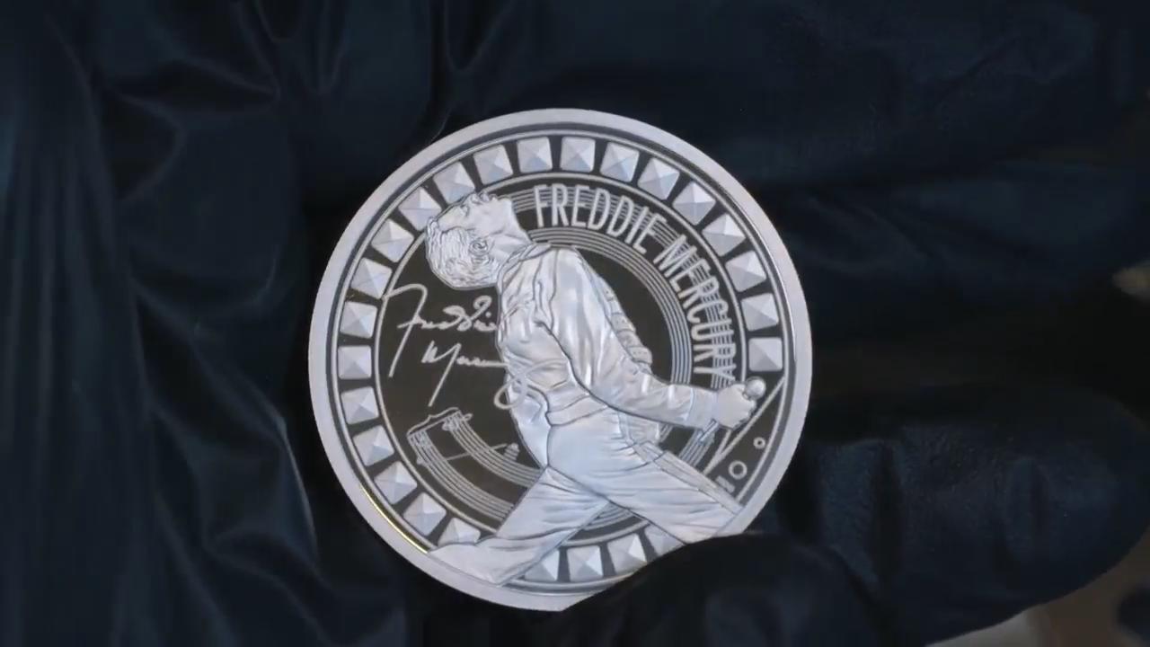 Queen star Freddie Mercury commemorated with coin