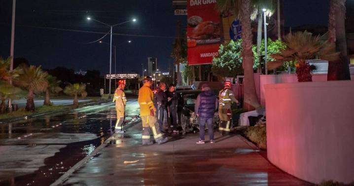 Fuerte choque sobre la Vía Rápida Poniente
