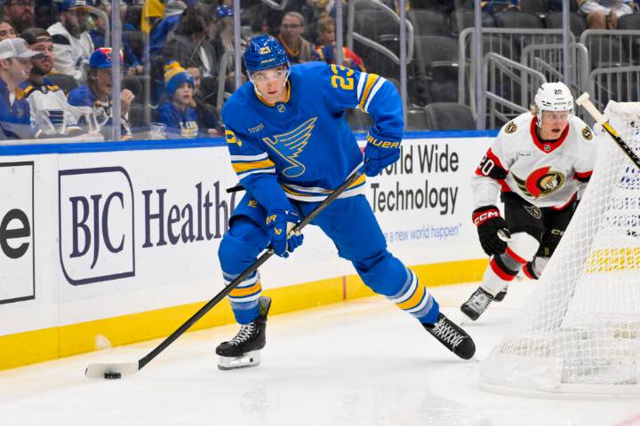 St. Louis Blues Recall Logan Mailloux