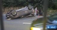 Hombre muere tras ser atropellado en subida Santos Ossa de Valparaíso: automóvil terminó volcado