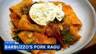The Dish: Pasta with pork ragu, Tuscan kale and burrata from Barbuzzo in Center City Philadelphia