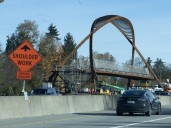 Traffic alert: Highway 1 closure in Burnaby for overpass installation