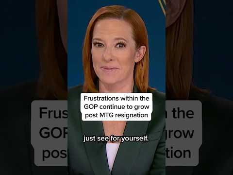 Frustrations within the GOP continue to grow post MTG resignation