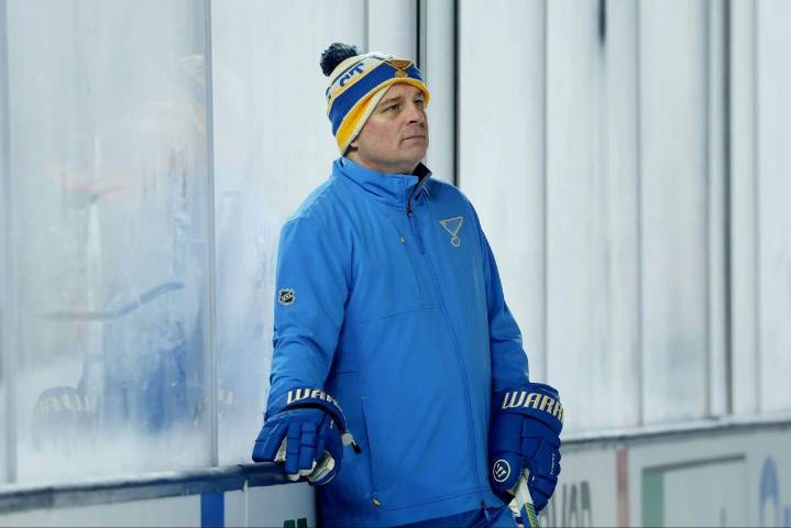 Inside Blues practice: How coach Jim Montgomery, players prepare after hard losses