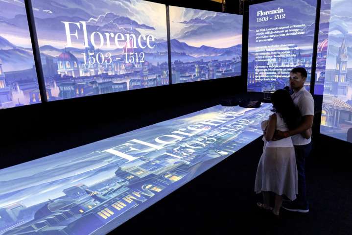 Museo Frost de Miami ofrece la “mayor exhibición inmersiva” de la ciencia de Da Vinci