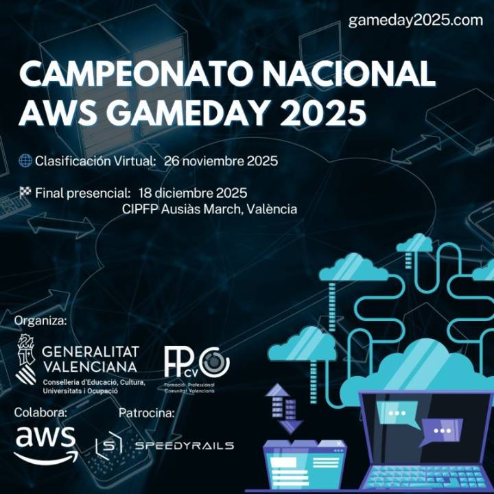 La Generalitat y AWS lanzan el primer Campeonato Nacional GameDay para alumnado de FP