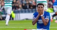 Youssef Chermiti scores Rangers own goal as luckless striker commits a Scottish football sin