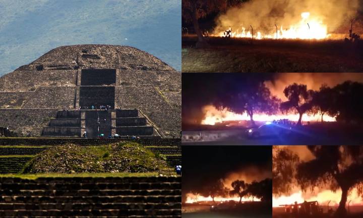 ¿Afectó la zona arqueológica?: Esto se sabe del incendio en Teotihuacán