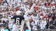 Omar Cooper Jr's toe-tap TD keeps No. 2 Indiana's undefeated season alive vs Penn State in 27