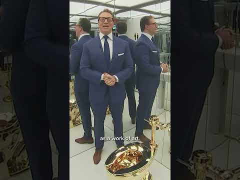 Solid gold toilet called 'America' up for auction