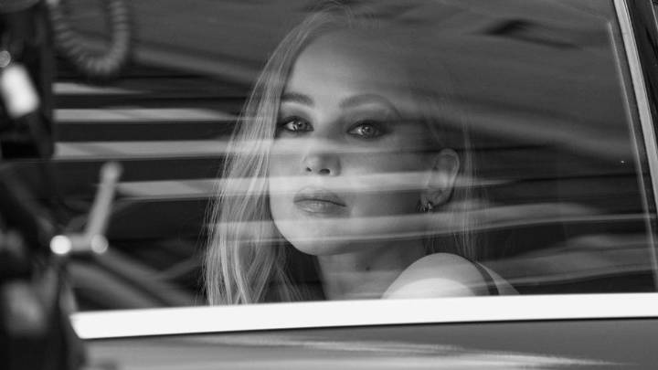 Jennifer Lawrence: "Mucho más duro que el embarazo fue tener que pintarme de azul en X