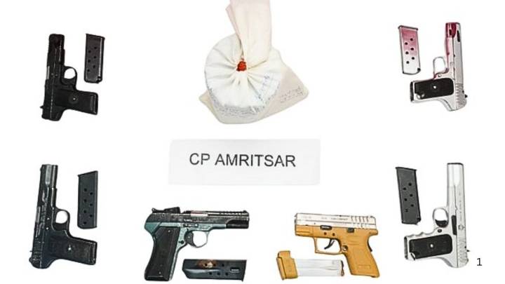 Punjab Police busts Pakistan-linked narco-arms ring: 5 arrested, heroin & pistols seized