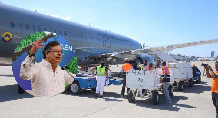 Petro envía 14 toneladas de ayuda a Haití y desata polémica por la supuesta falta de apoyo interno