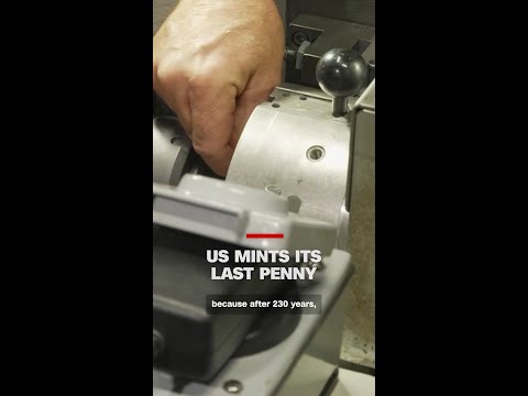 US mints its last penny