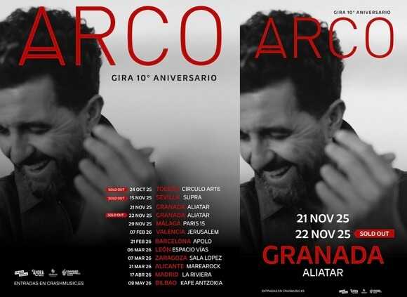 ARCO celebra este fin de semana su 10º Aniversario en Granada con una de las fechas agotadas y la otra al 90%