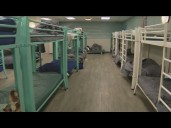 Inclement weather shelters open Downtown as a storm moves in