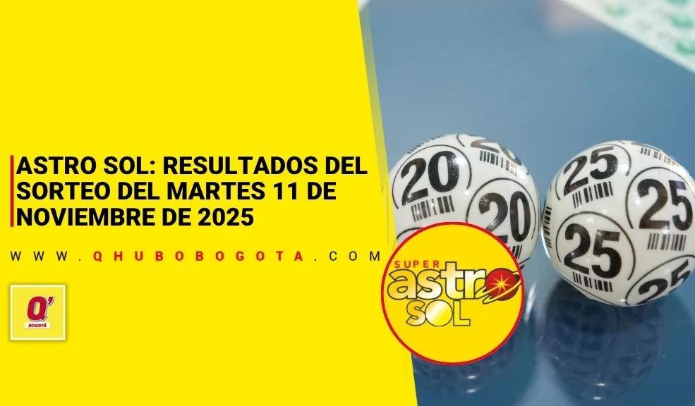 Astro Sol: resultados del sorteo del martes 11 de noviembre