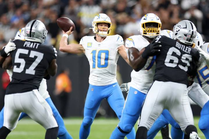 Regrouping Chargers take on the struggling Raiders