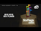 Amusement park lovers bid farewell to Six Flags America in Bowie, Maryland