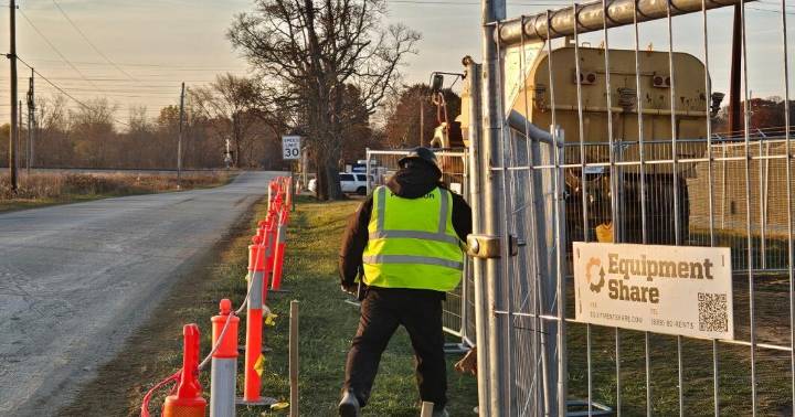 Union protests Michigan City data center, claims site was barricaded