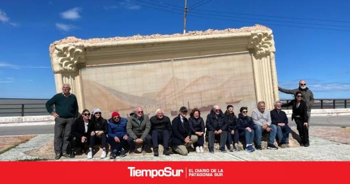 Referencia mundial Contingente Italiano Recorre la Huella de Magallanes en Puerto Santa Cruz