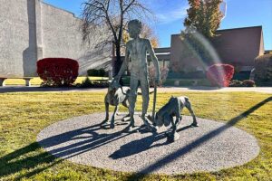 Sculpture in downtown Idaho Falls pays tribute to popular children’s author who once lived here