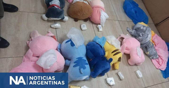 Detectan peluches con cocaína en un tour de compras en Tucumán