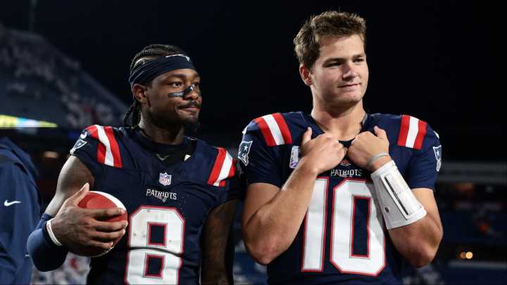 Drake Maye claps back at Cam Newton with stinging rebuttal after roasting 'dramatic' Stefon Diggs