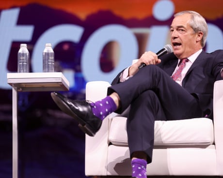 Cryptocurrency backed by Farage donor is used for Russian war effort, investigators say