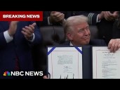 BREAKING: Trump signs funding bill into law to reopen federal government
