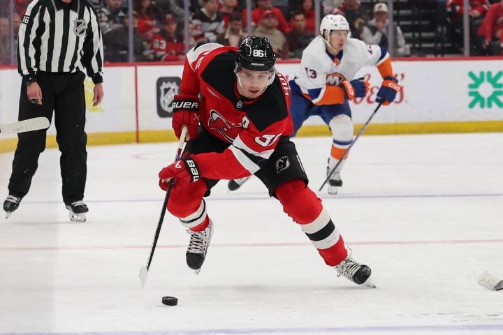 Deadspin | Devils star Jack Hughes (hand) out with non-hockey injury